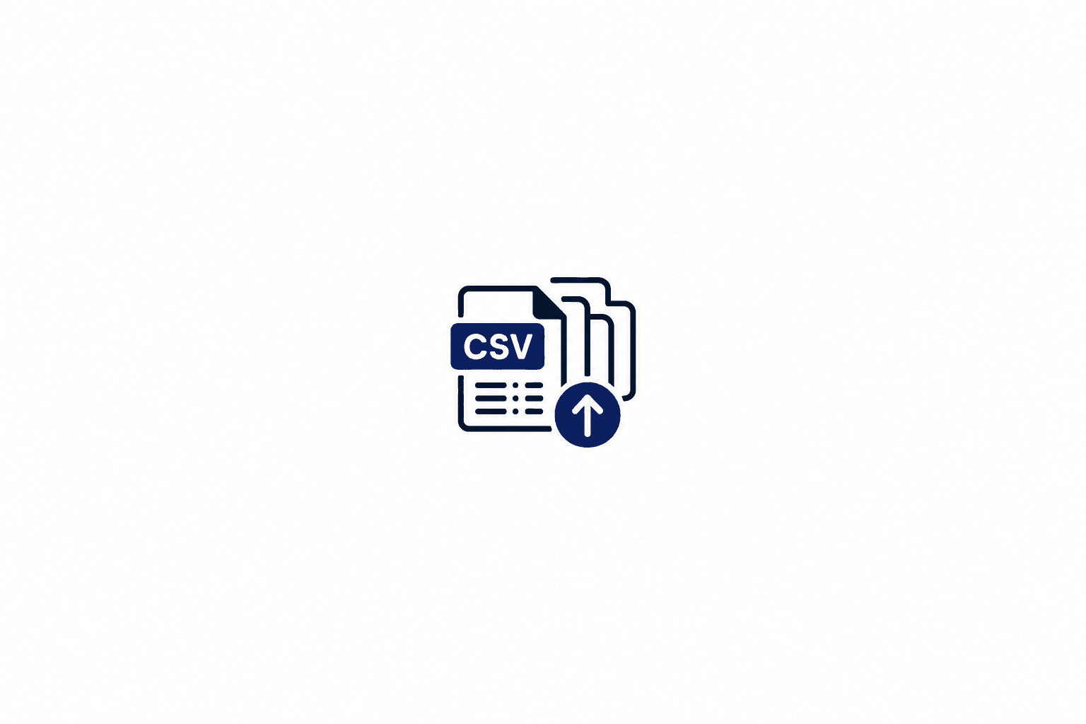 CSV product import workflow