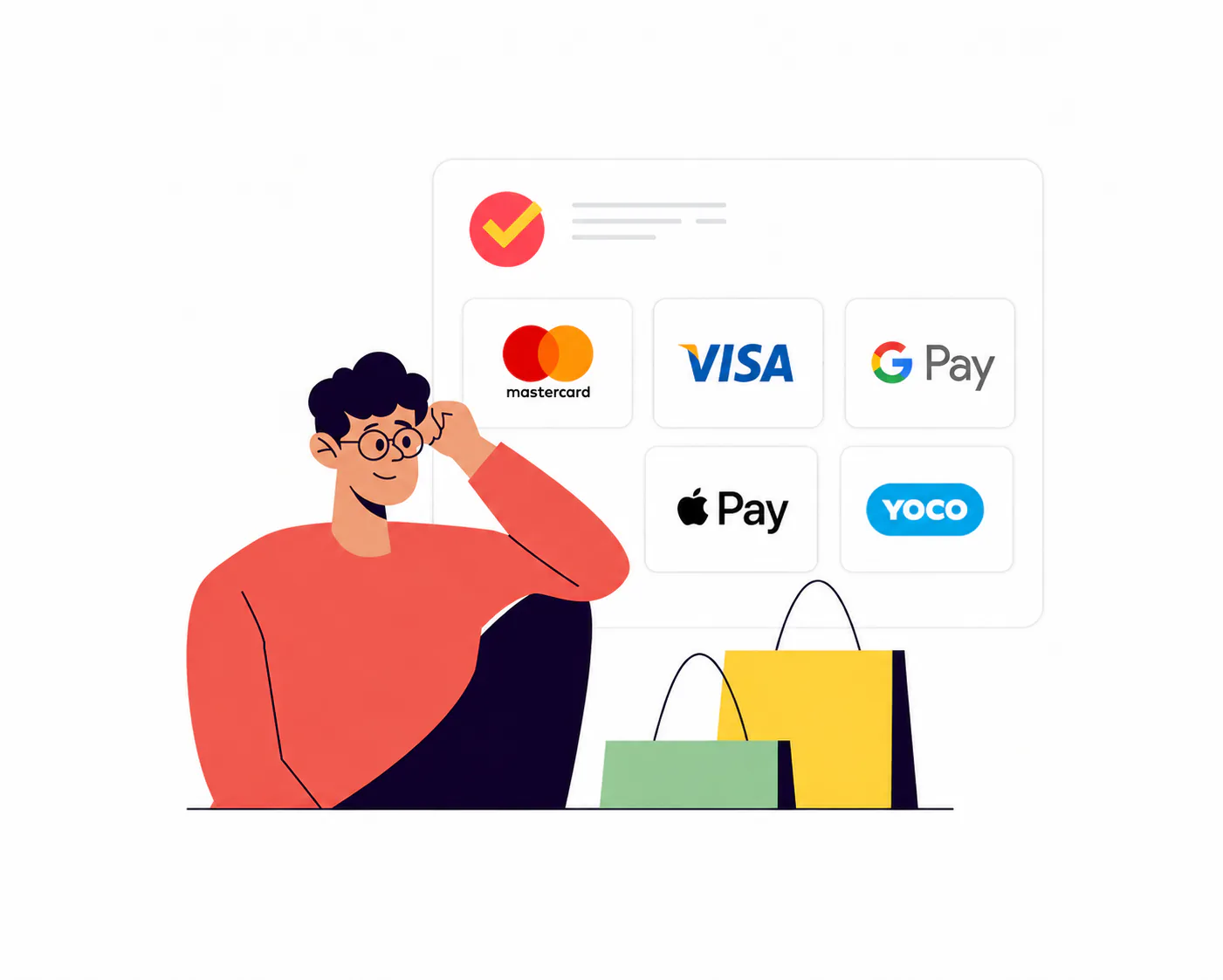 Secure online payment checkout for a Biocartly store